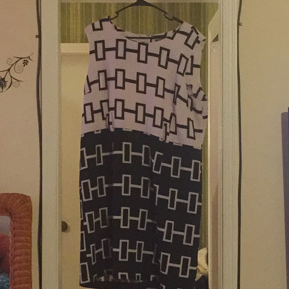 Black and white dress